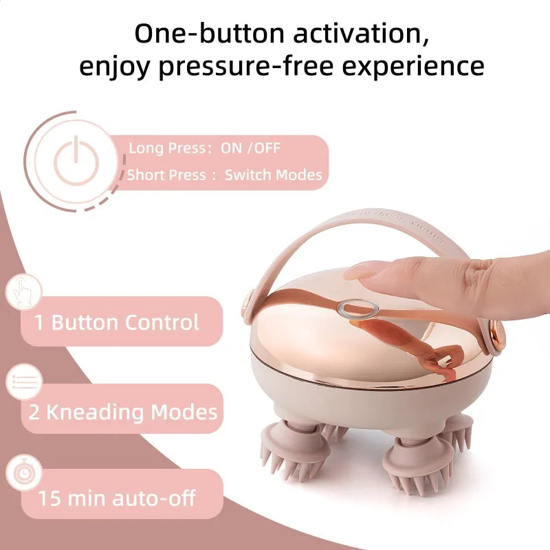 Seravi Scalp Massager – Instant Stress Relief & Hair Growth